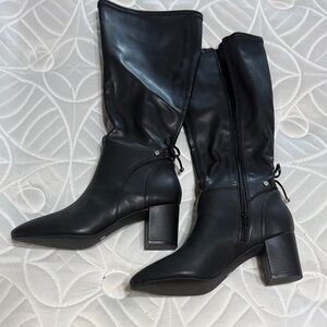 Charter Club Black Knee-High Boots NWOT
